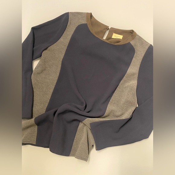 Uncommon Tops - Uncommon Women's Two-Tone Long Sleeve Top size S
